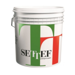 Béton et lasure brillante